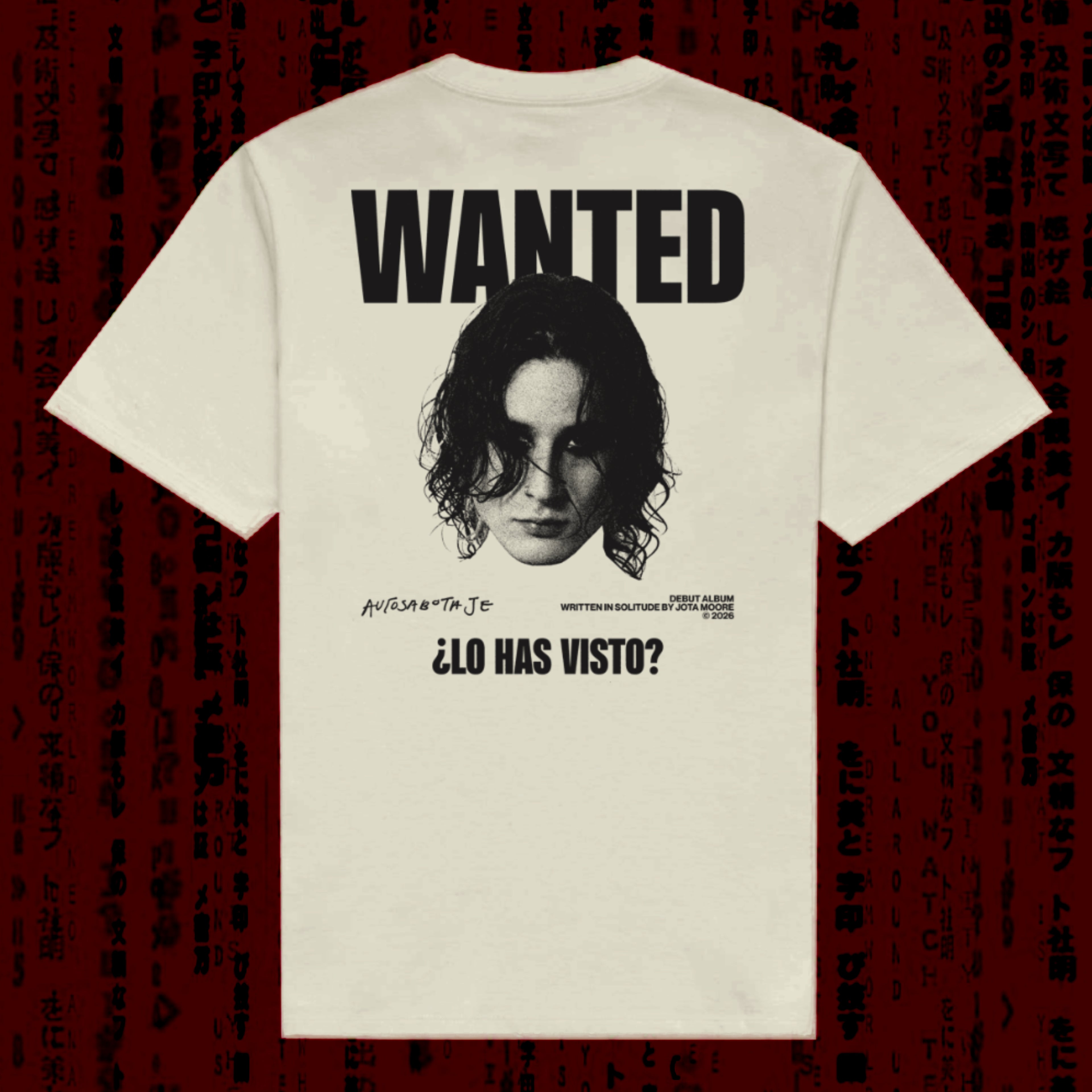 WANTED T-SHIRT BLANCA